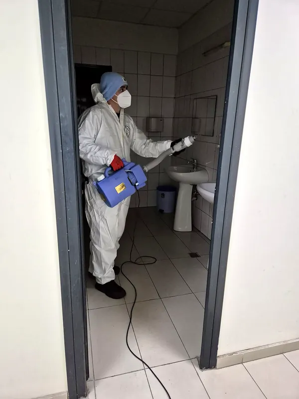 Dezinfecția unui grup sanitar