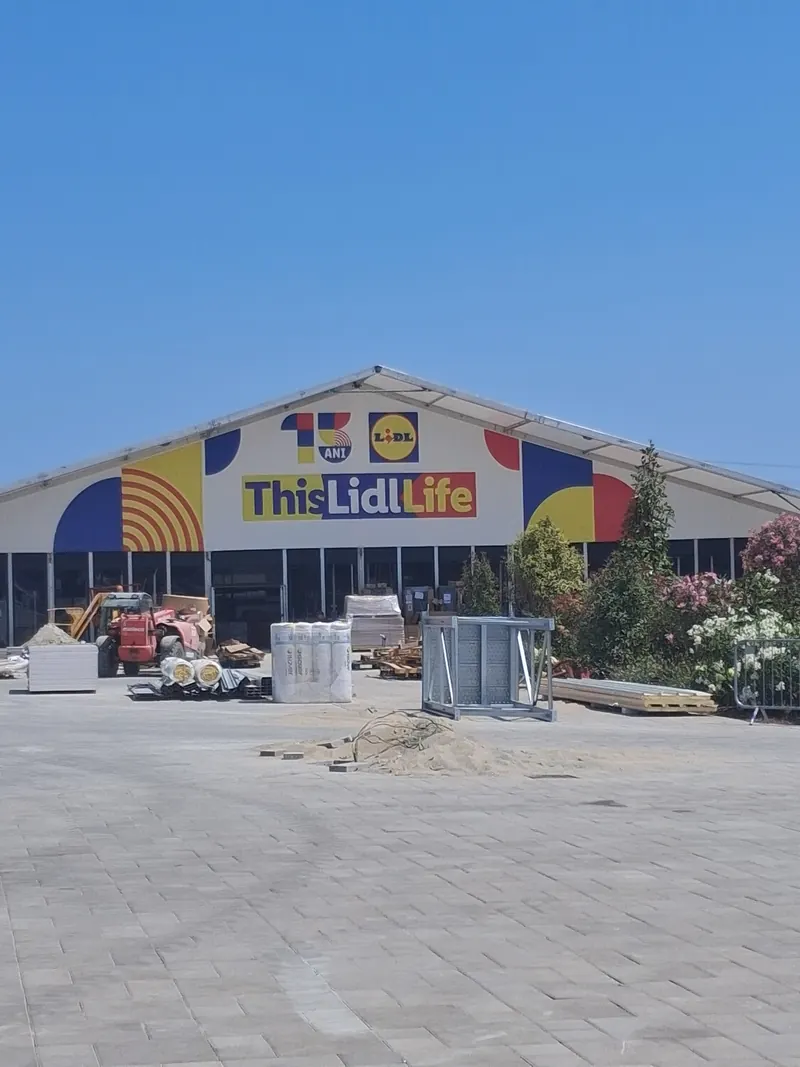 Magazinul Lidl din Costinești, înainte de deschidere