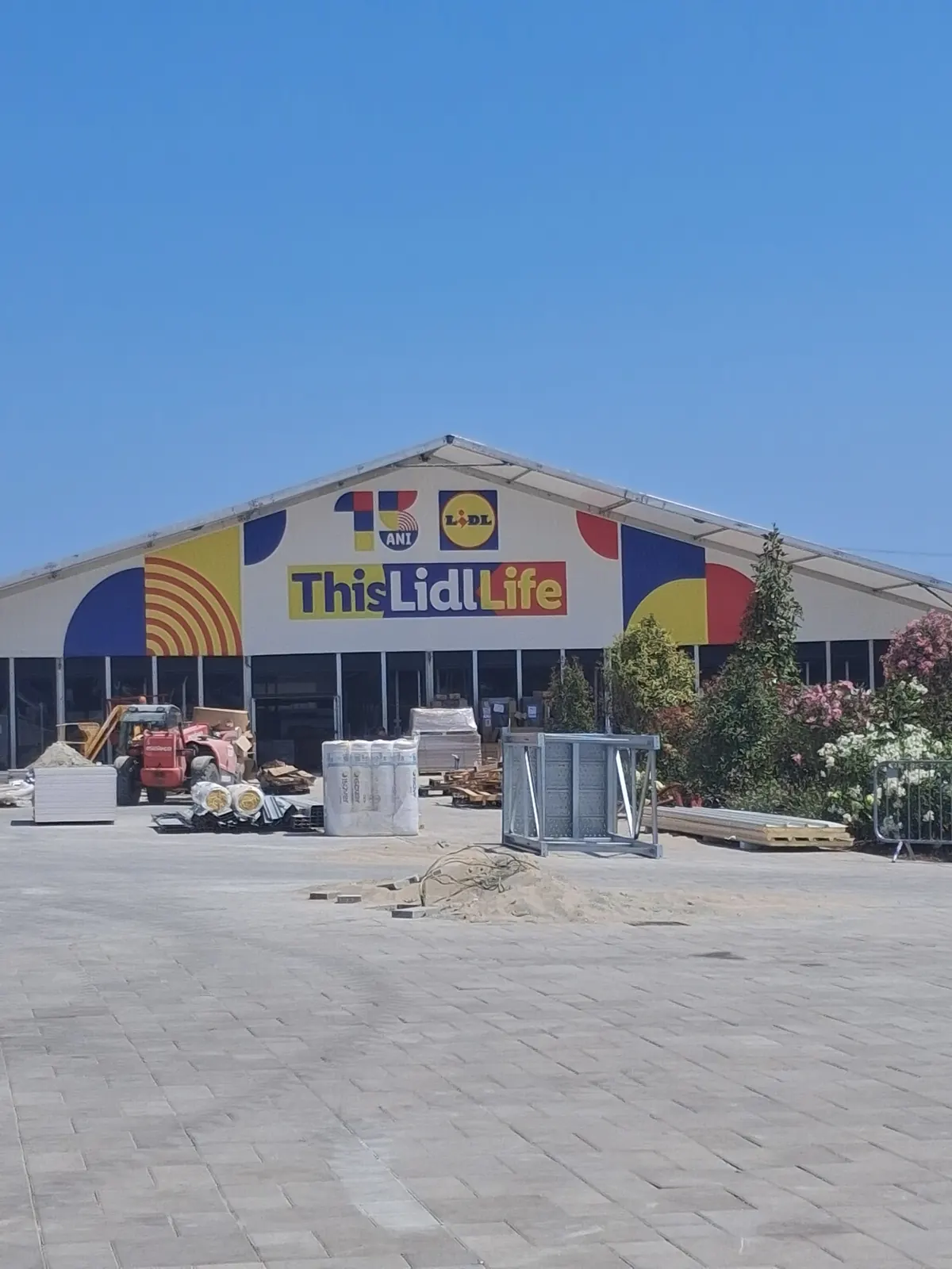 Magazinul Lidl din Costinești, înainte de deschidere